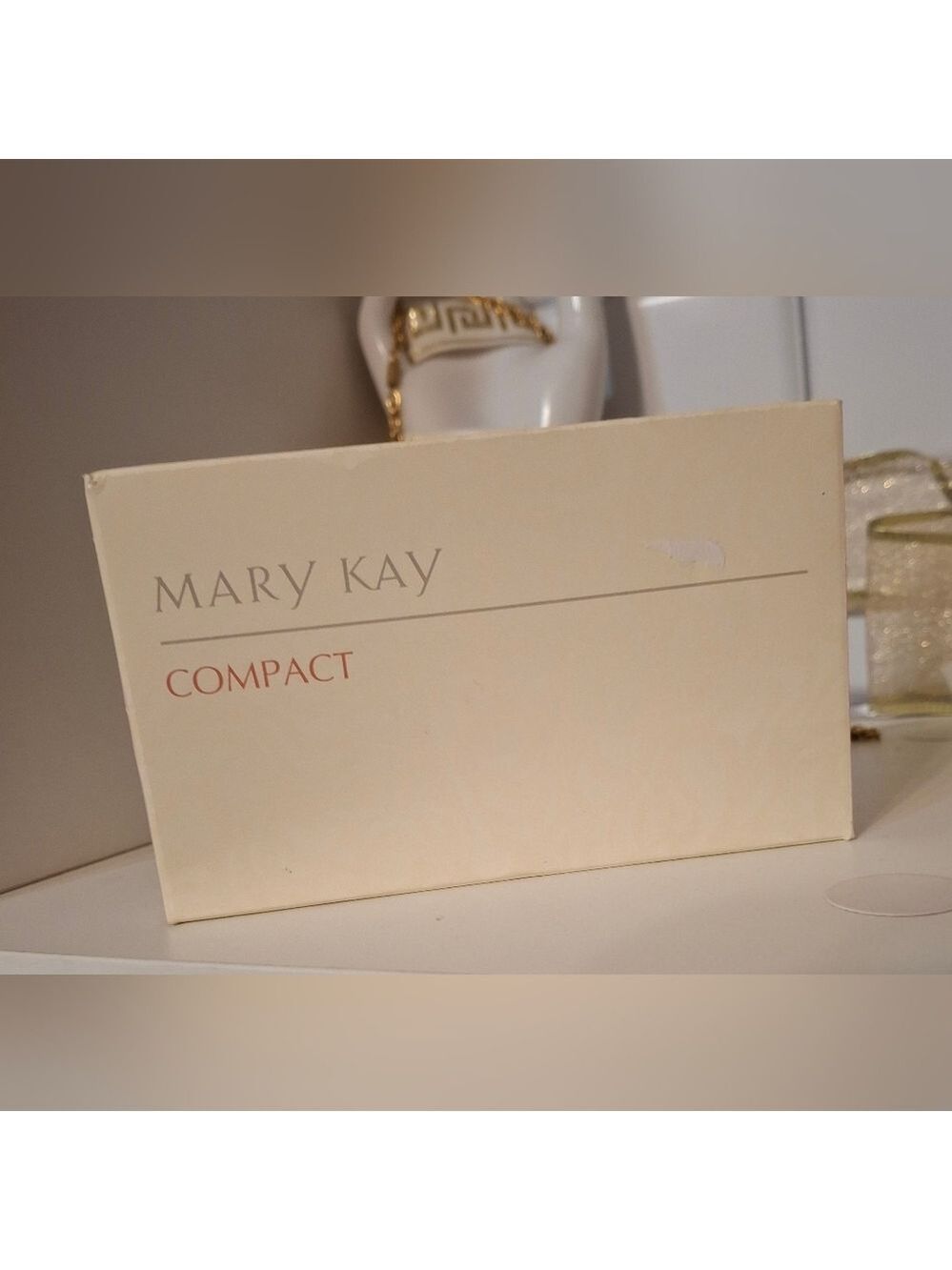 Mary Kay Pink Refillable Mirrored Compact New In Box - Picture 1 of 5